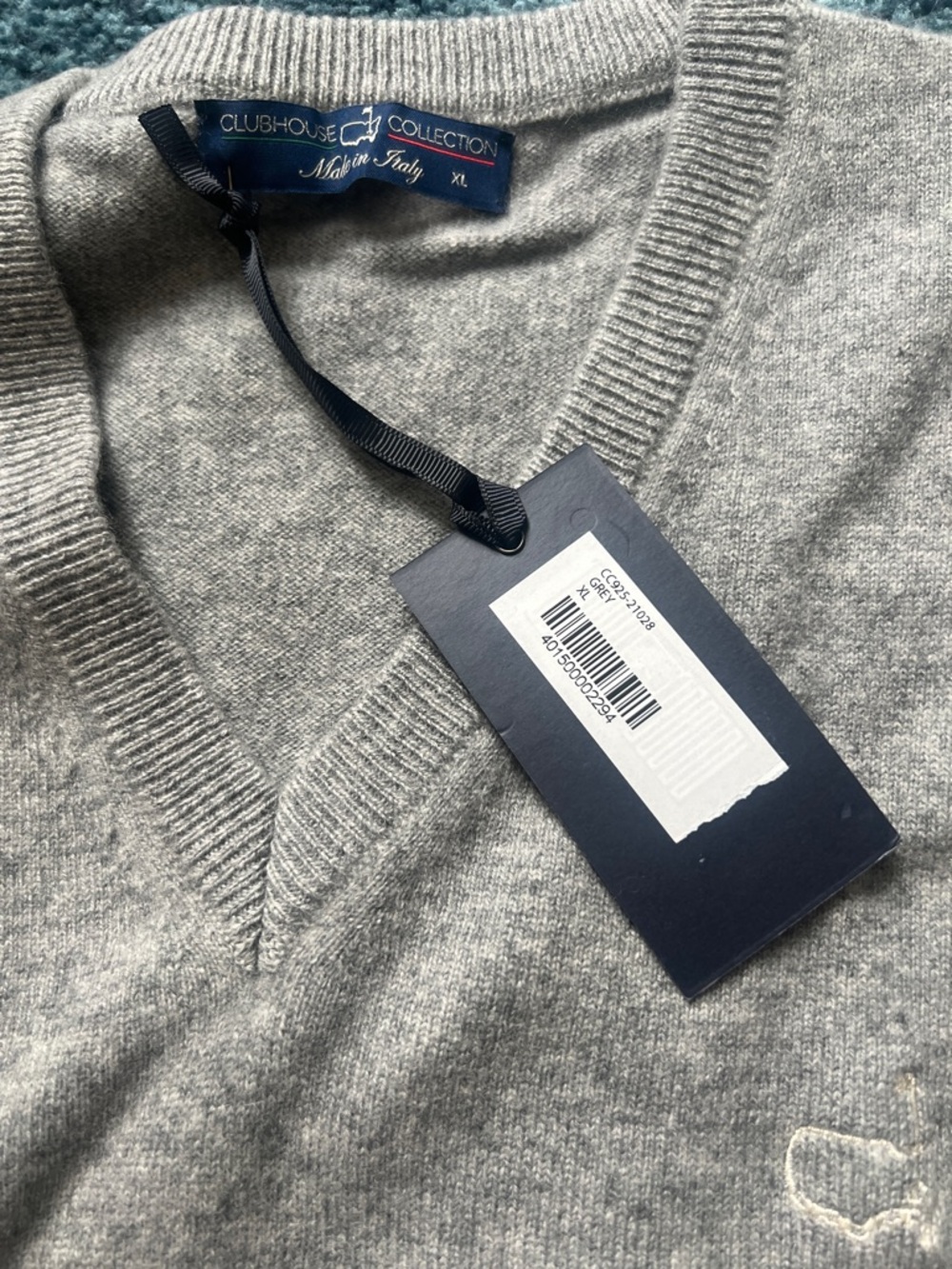Masters Men's V-Neck - Light Gray - Picture 3 of 6
